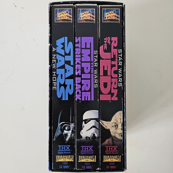 Star Wars Trilogy VHS 1977 1980 1983 - Mark Hamill, Harrison Ford, Carrie Fisher - Picture 8 of 8